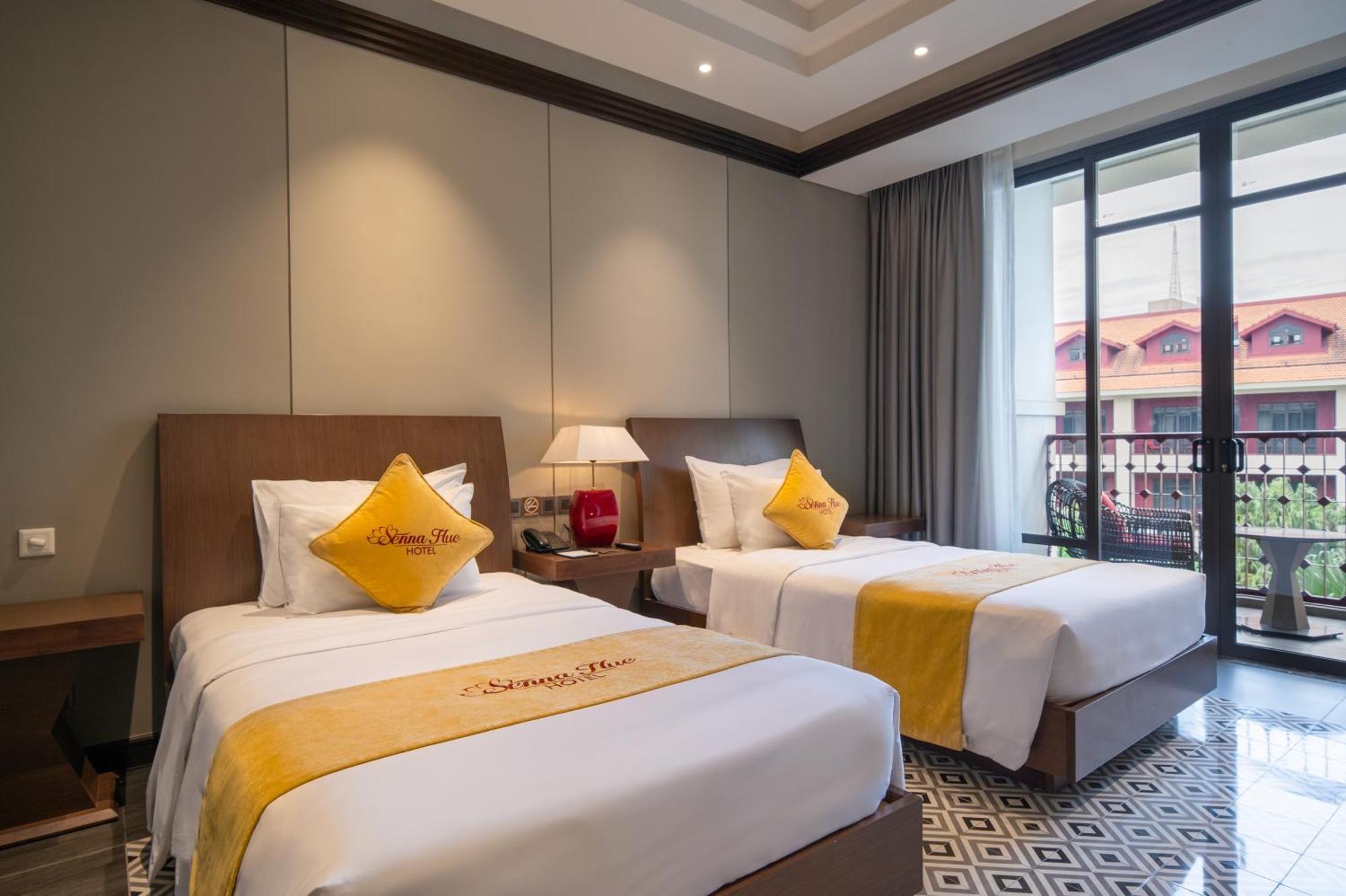 Senna Hue Hotel Exterior foto Deluxe twin room
